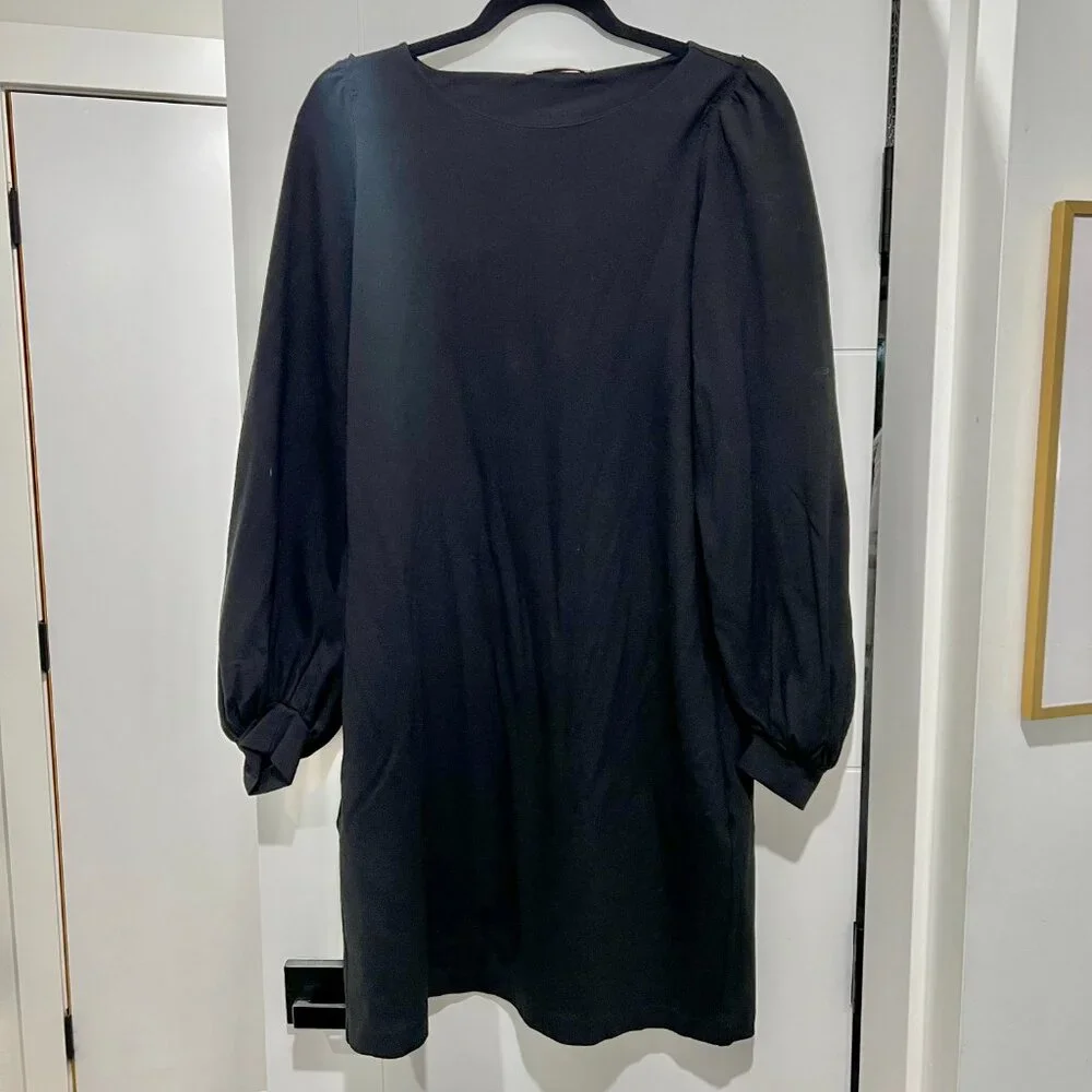 Dorothee Shumacher Long Sleeve Black Midi-Dress - Picture 4 of 11